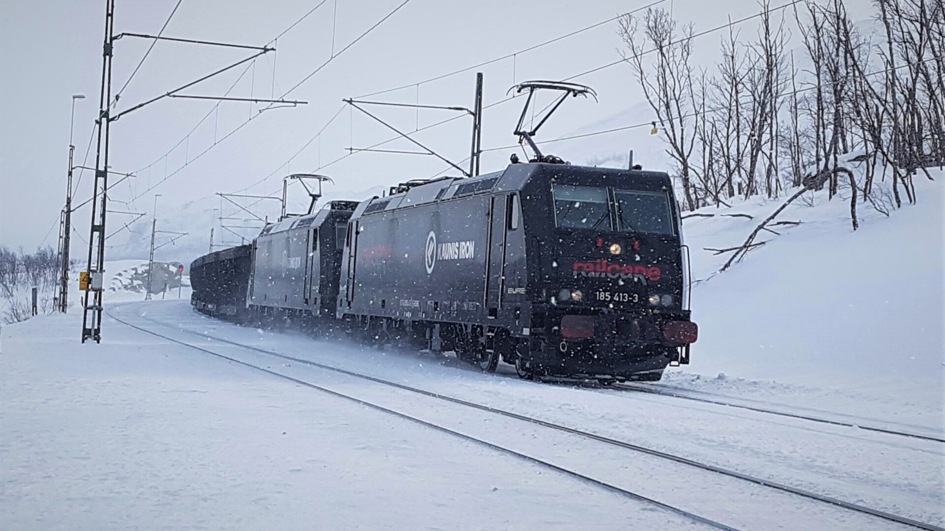 Kaunis lasttåg